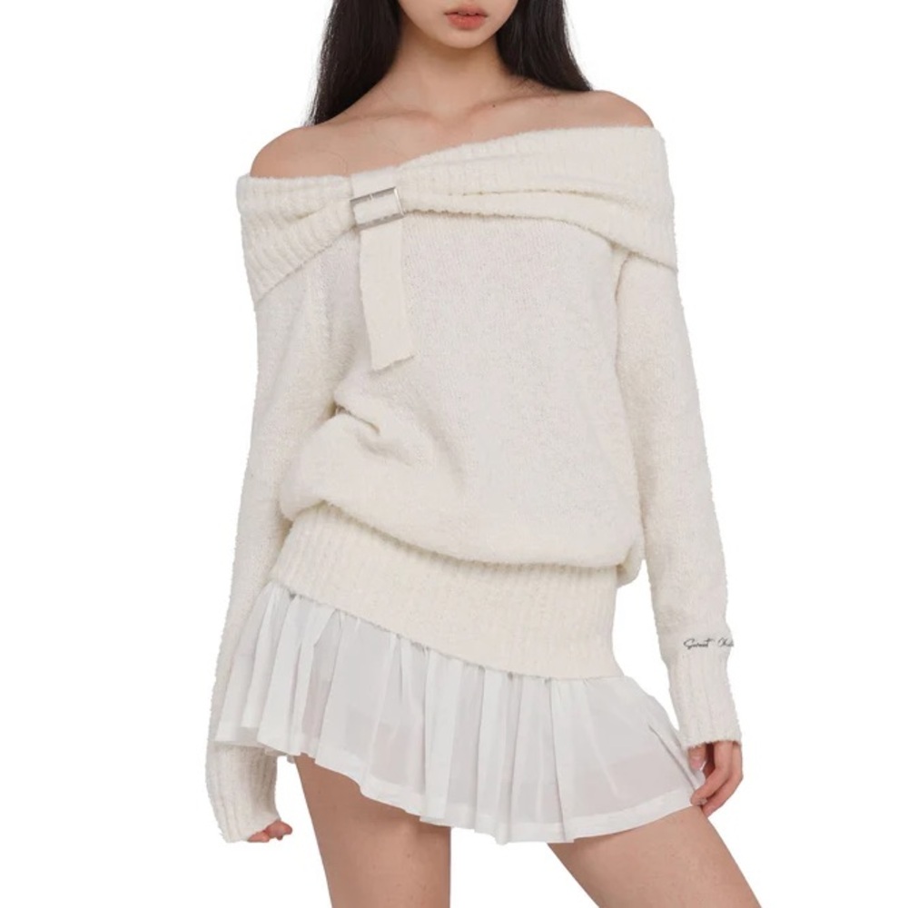 Sweet Chilling Off the Shoulder Dress